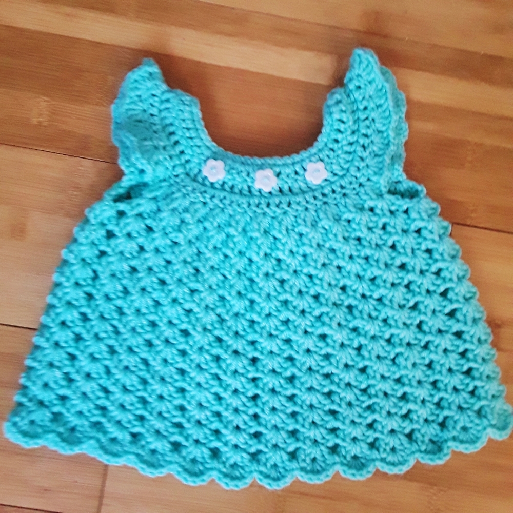 New Handmade Mint Easter Dress